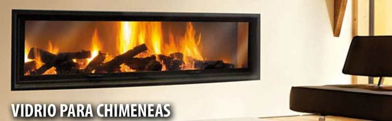 Comprar cristal resistente al fuego para chimeneas.